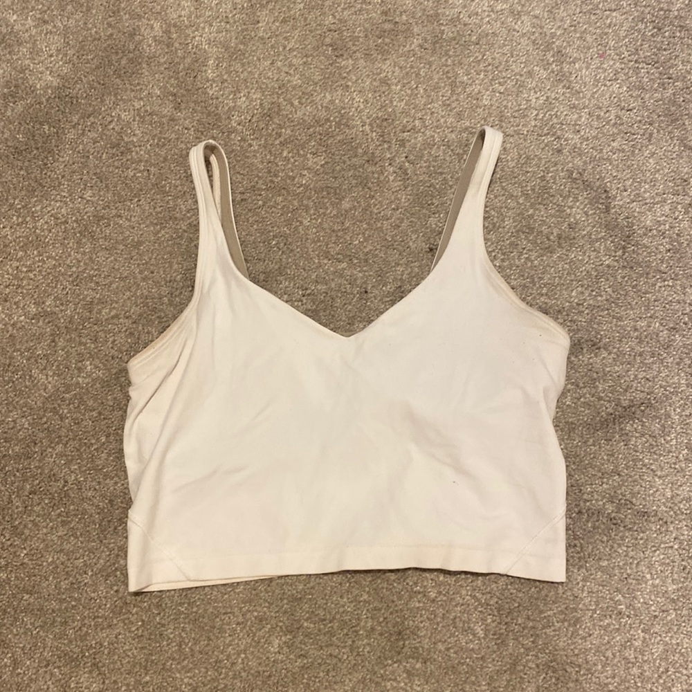 White Lululemon Align Tank Top